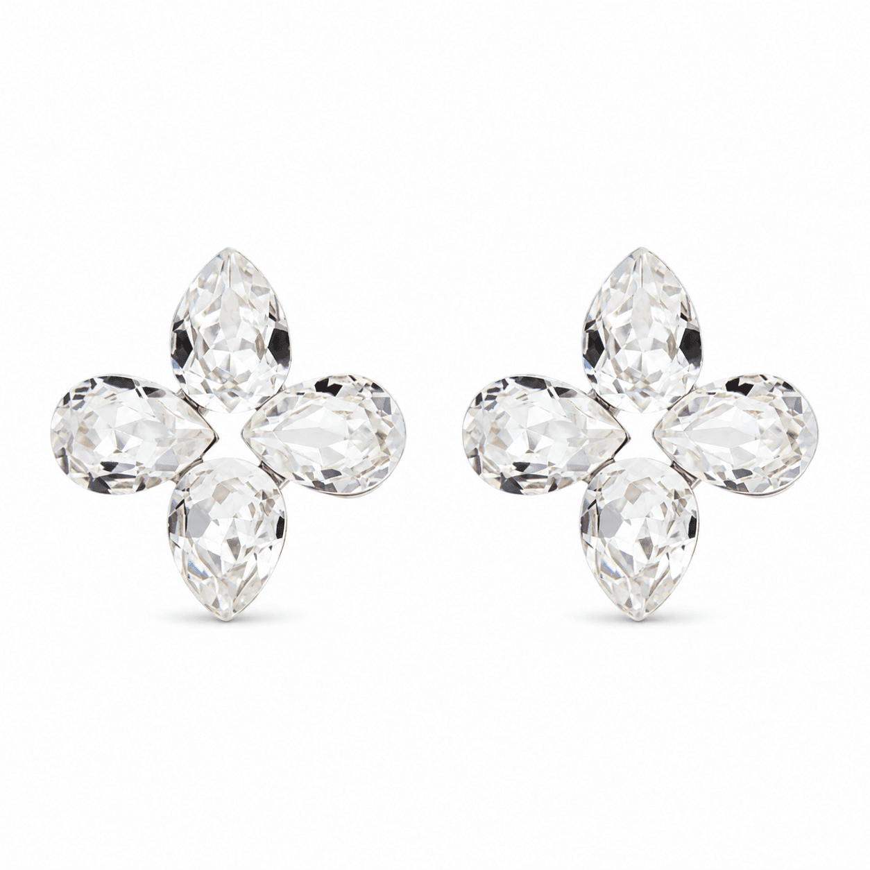 0053 | “Crystal Flower” Earrings